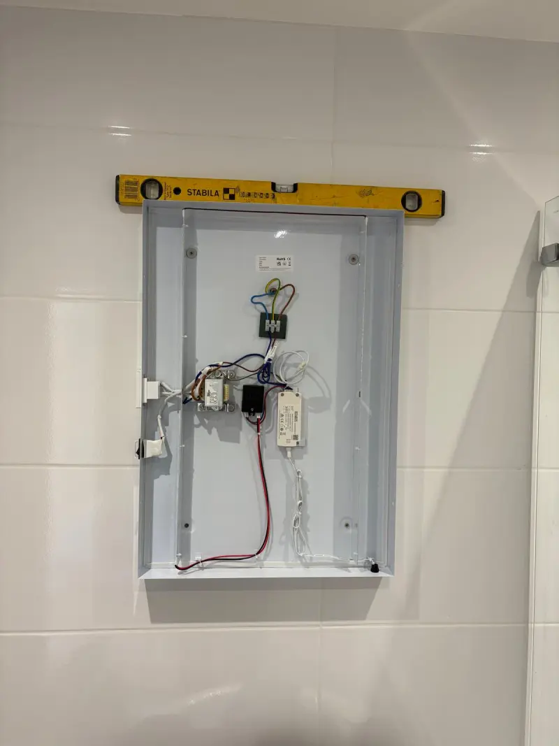 LED bathroom mirror installation and repair work in Hemel Hempstead